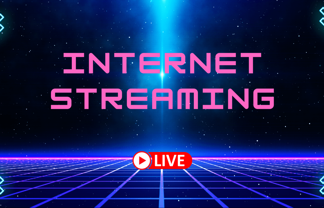 Diffusion Internet 3 Blue Modern Live Streaming Youtube Thumbnail